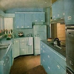 Blue 1960 S Kitchen Full Soft - Karbonix