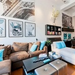 Best Inspirations : Blue Living Rooms Extraordinary Modern - Karbonix