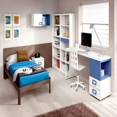 Blue Teens Room By Asdara White Brown - Karbonix