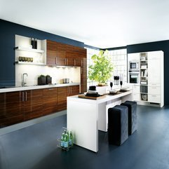 Blue Theme Modern Kitchen - Karbonix