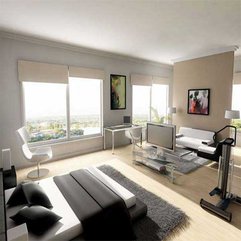Bright Living Room Interior Design With Black White Color Looks Elegant - Karbonix