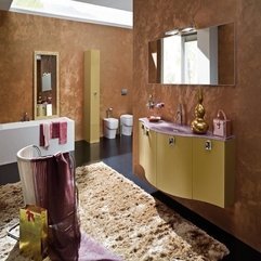 Brown As Base Color Luxurious Bathroom - Karbonix