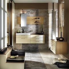 Brown Color Accents Bathroom Design Looks Elegant - Karbonix
