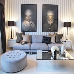 Brown Gray Living Rooms Elegant Design - Karbonix