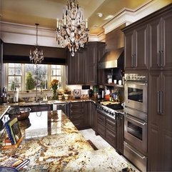 Brown Painted Kitchen Cabinets Contemporary Dark - Karbonix