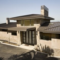 Brown Simple Home Roof Idea Dark - Karbonix