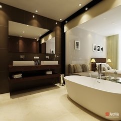 Brown With Elegant Bath Tub Dark - Karbonix