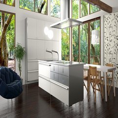 Brown Wooden Dining Chairs White Kitchen - Karbonix