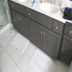 Cabinet Before Painting Master Bathroom - Karbonix