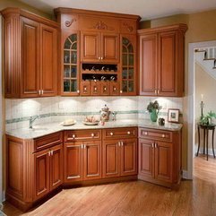 Cabinets In Kitchen With Frame Photo Glass - Karbonix