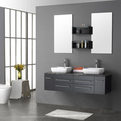 Calming Modern Bathroom Vanities - Karbonix