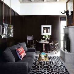 Best Inspirations : Carpet Design For Living Room Black Color Themes - Karbonix