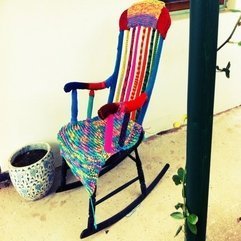 Chair Colorful Rocking - Karbonix