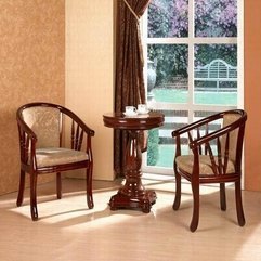 Chairs Classy Red Wood Design Living Room - Karbonix