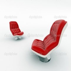 Chairs Interior Design Red Futuristic - Karbonix