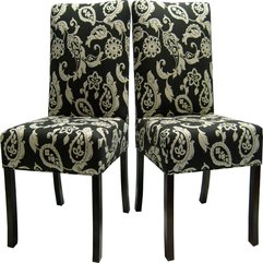 Chairs With Chic Pattern Comfortable Dining - Karbonix