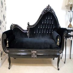 Chaise Longue For Bedroom Black Luxury - Karbonix
