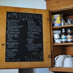 Chalkboard Paint Inside The Cabinet Door Ideas - Karbonix