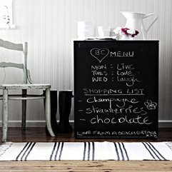 Best Inspirations : Chalkboard Paint On The Counter Table Ideas - Karbonix