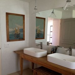 Charm Bathroom Remodel Kraus Sinks Retro Pine Table Vanity Trend - Karbonix