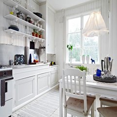 Charming Apartment Design With Black And White Interiors Kitchen - Karbonix