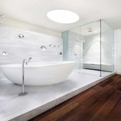 Best Inspirations : Charming Elegant White Bathroom Design 940x1324 Pixel Interior - Karbonix