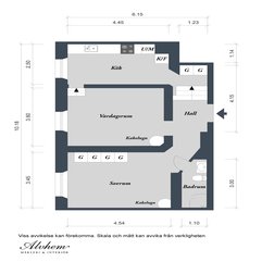 Charming Swedish Apartment Exhibiting An Original Floor Plan - Karbonix