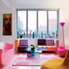 Charming Vivacious Apartment With Colorful Interior Awesome - Karbonix
