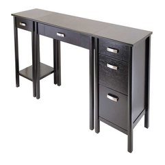 Best Inspirations : Cheap Black Computer Desk Simple And - Karbonix