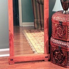 Cherry Full Length Mirror For Dressing Room Natural Rustic - Karbonix