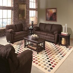 Chic And Stylish Modern Modern Living Room With Brown Color - Karbonix