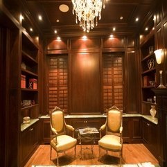 Chic Custom Home Library - Karbonix