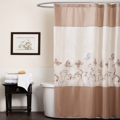 Chic Designing Modern Bathroom Curtains - Karbonix