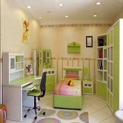 Best Inspirations : Childern Room Design In Light Green Looks Cool - Karbonix