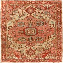 Classic Antique Serapi Carpet C54D379 - Karbonix