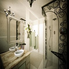 Classic Bathroom Design With The Touch Of Retro Stone Marble AZnyc - Karbonix