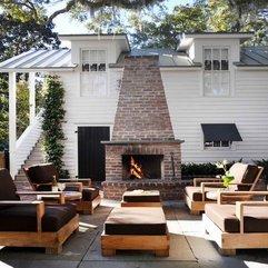 Classic Design Build Outdoor Porches With Fireplaces - Karbonix