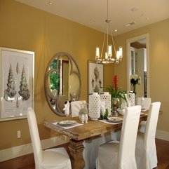 Coastal Chic Dining Room With Wooden Table Idea Rustic Dining - Karbonix