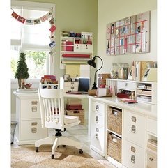 Color Design Cozy Home Office Interior Design And Decoration Magnificent White - Karbonix