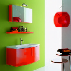 Best Inspirations : Color For Bathroom Cabinet Ideas Red Paint - Karbonix