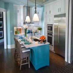 Color Trends With Blue Theme Kitchen Paint - Karbonix