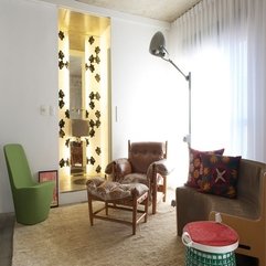 Best Inspirations : Colorful Design And Warming Light Harmonia Apartment - Karbonix
