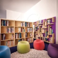 Colorful Seat In Library Purple - Karbonix