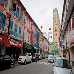 Colorful Street In Chinatown With Historical Architecture - Karbonix