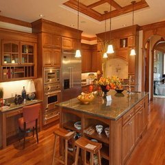 Colors With Oak Cabinets With Flower Decoration Kitchen Paint - Karbonix