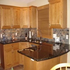 Colors With Oak Cabinets With Wooden Curtain Kitchen Paint - Karbonix