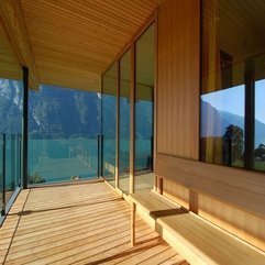 Best Inspirations : Combination Of Wood Glass In A Woode House Exterior Design Looks Cool - Karbonix