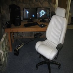 Comfort White Computer Chair Design - Karbonix