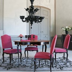 Best Inspirations : Comfortable Deluxe Pink Dining Room Daily Interior Design - Karbonix