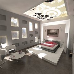 Best Inspirations : Comfortable Modern Bedroom Grey Walls - Karbonix